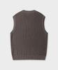 TAILDERN Gould Cotton Wool Knit Vest Brown