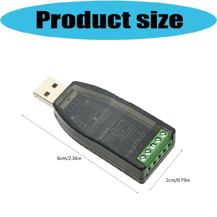 Plastic USB To RS485 Converter Supporting Fast Data Transfer In Harsh Environment Long Term Use for Professional