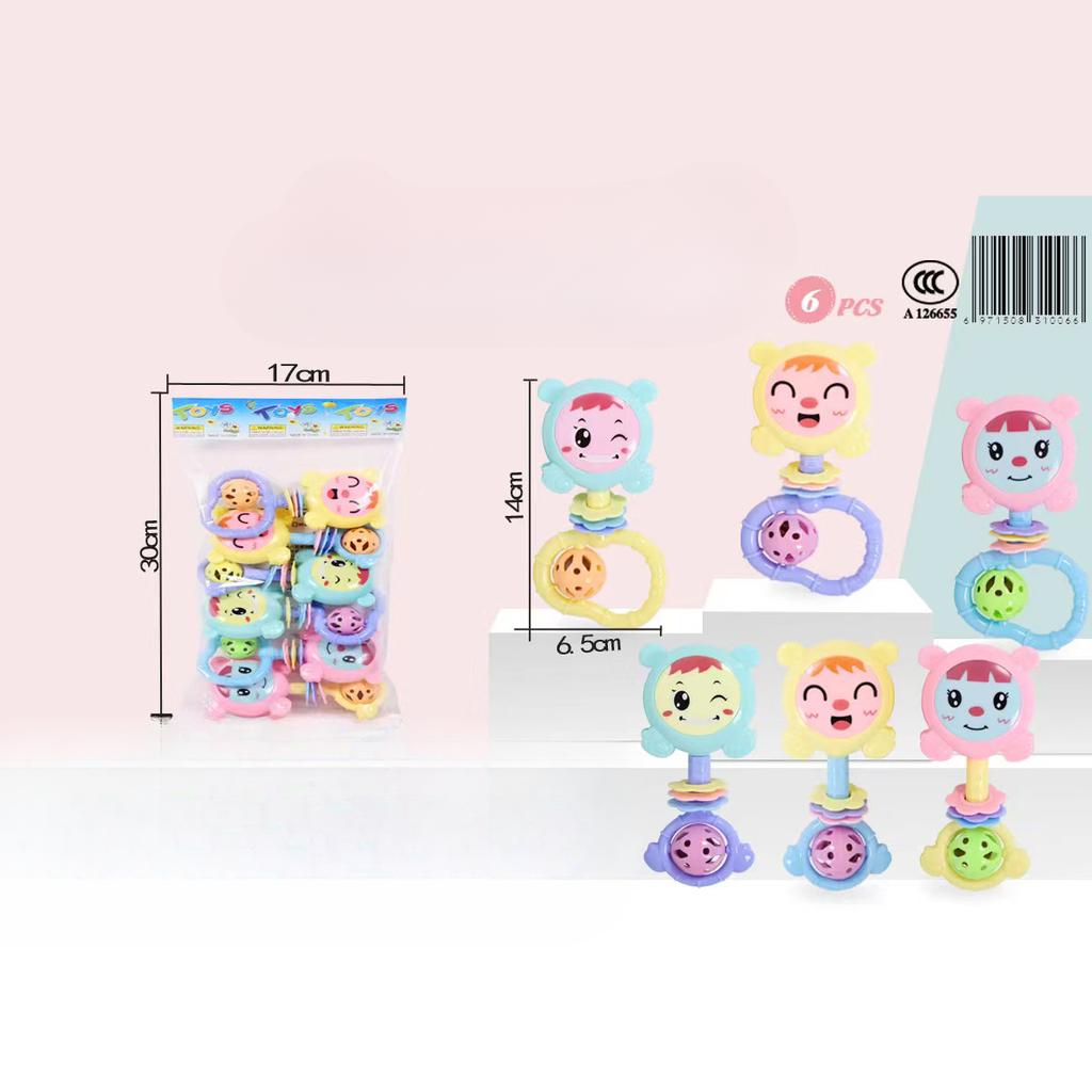 Children'S Toys Football Hand Rattle Pat Music Infants And Toddlers 0-3 Years Old Parent-Child Interactive Early Education Educational Toys