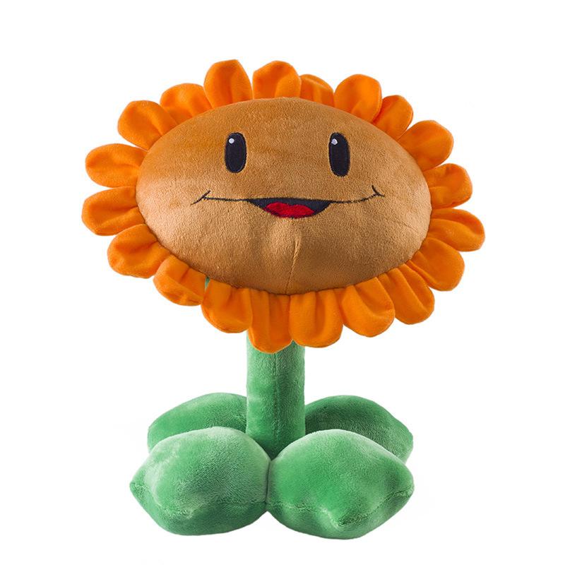 Big Size 30cm Plants Vs Zombies Peashooter Squash Sunflower Stuffed Plush Toys Soft Game Toy Doll Gifts for Kids Children