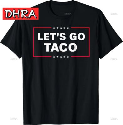 Funny Let's Go Taco Unisex T-Shirt Minimalist Funny Sporty Summer Top Summer Elegant Whimsical Cool Shirt Playful Comfortable