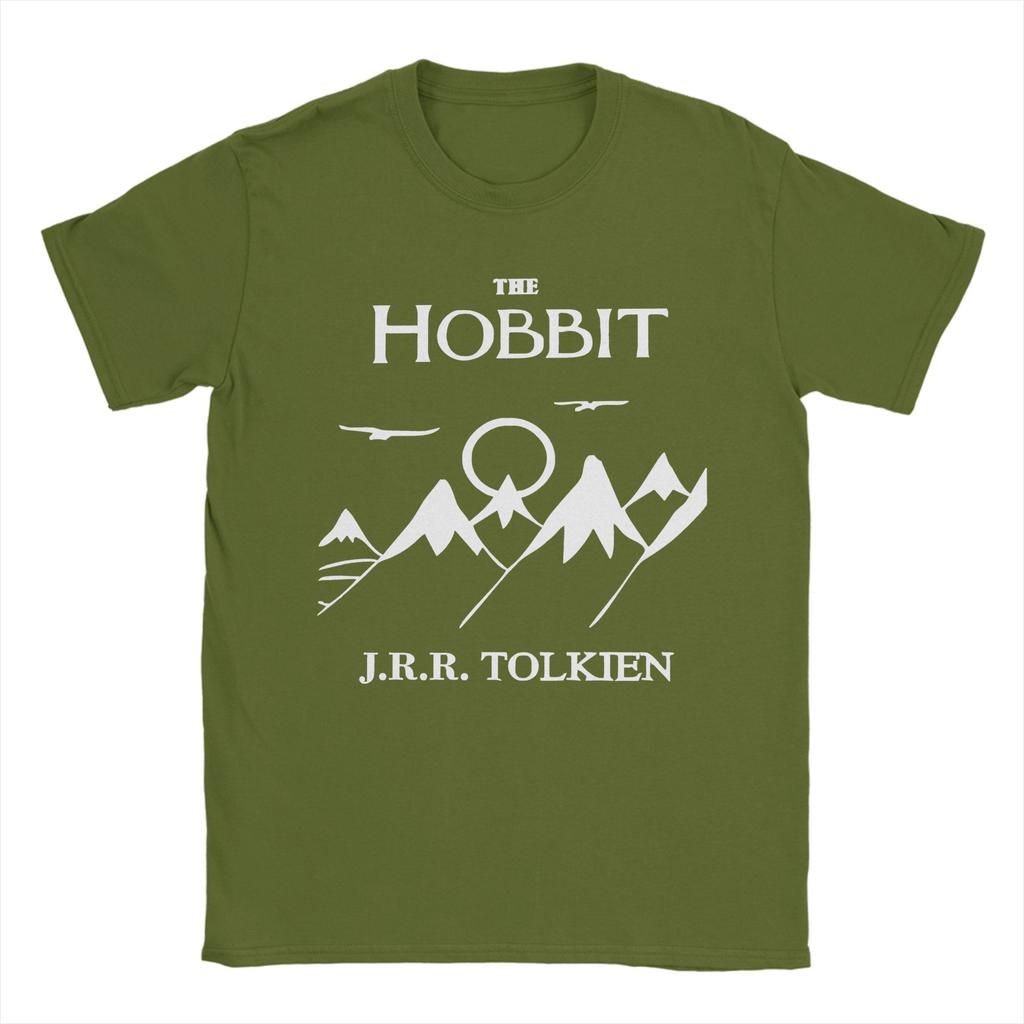 Hobbit LLords Of The RRings TShirt Unisex Cotton Top Tee Printed Crewneck Short Sleeve