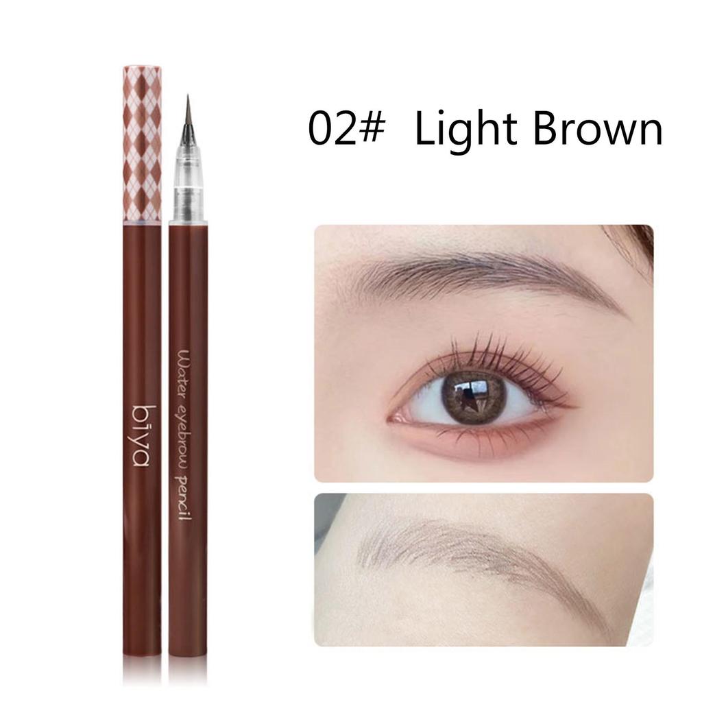 Liquid Eyebrow Easy To Color Sweat-proof Eyebrow Pen 0.01MM Ultra Thin Head Eyebrow Pen 1ml