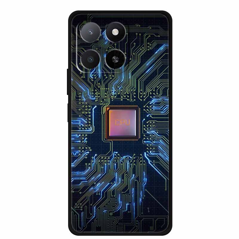 For Honor Play 9A Phone Case 9 A Coque Black Silicone TPU Soft Back Cover For Honor X6C X8C X5B Plus Play 9A Case X8 X6 X 8 6 C