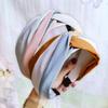 New Fashion Women Hairband Wide Side Headband Cross Knot Turban Classic Striped Headwear Girls Hair Accessories Drop Shipping