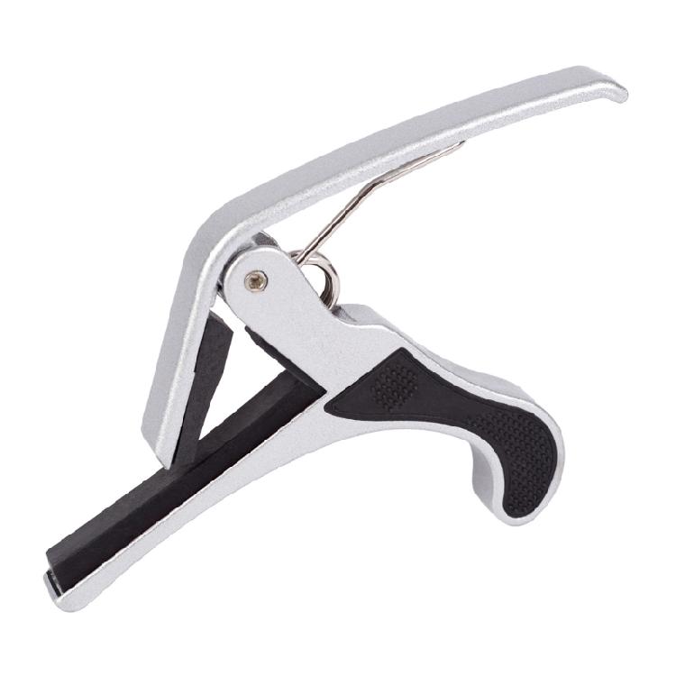 

Portable Guitar Tunings Clamp Acoustics & Electric Guitar Capo Tone Clip Quick Change Guitar Capo Clip Easy to Use серебряный