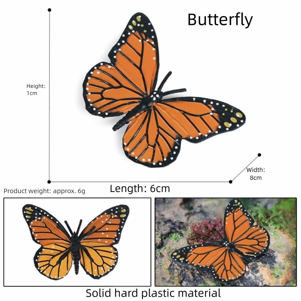 New Simulation Insect Model Figures Plastic Spider Bee Education Toy Dragonfly Cicada Animals Model Set Horror Props