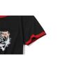 CPGN STUDIO Stamp Club Ringer Short Sleeve T-Shirt Black