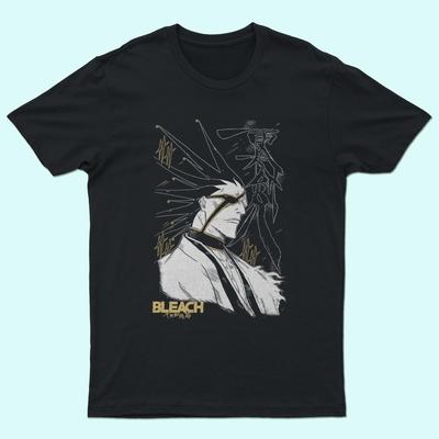 Bleach Kenpachi Kenpachi T-Shirt Anime Graphic Tee Unisex Black Cotton S-5XL