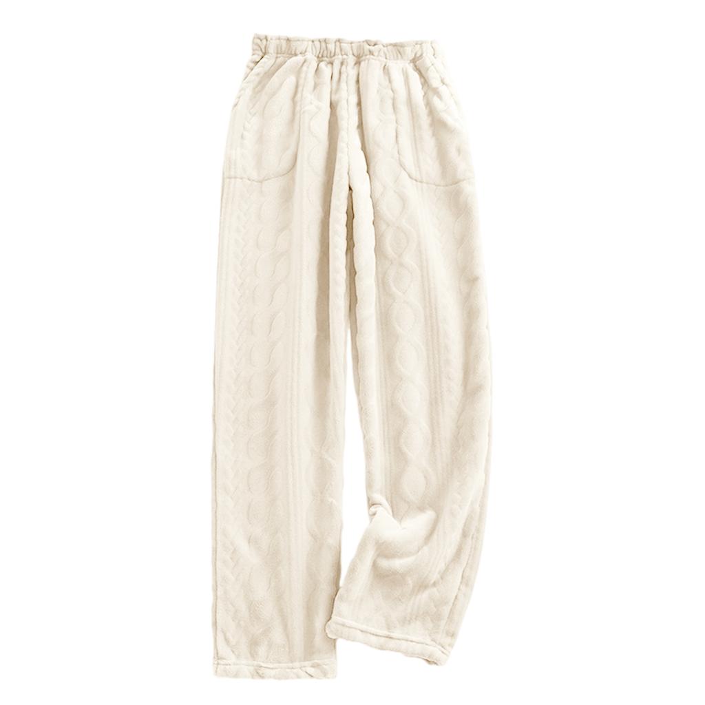 Women's Fashion Fleece Line Thickened Long Pajama Pants