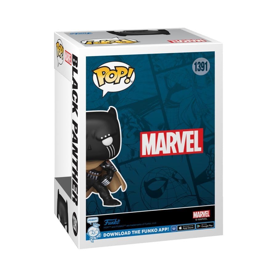 Marvel Black Panther with Spear Figure Funko Marvel Comics 2024 Q2 The Black Panther with Spear Funko Pop!