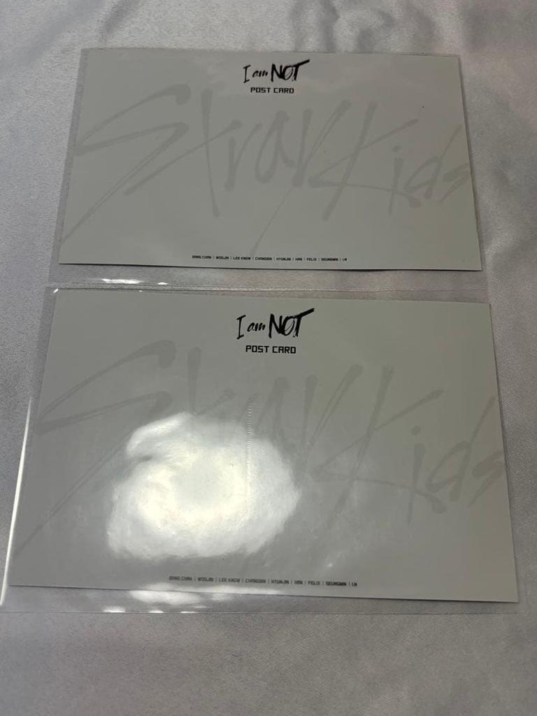 [USED] Stray Kids Iam Not Postcards (2 cards)