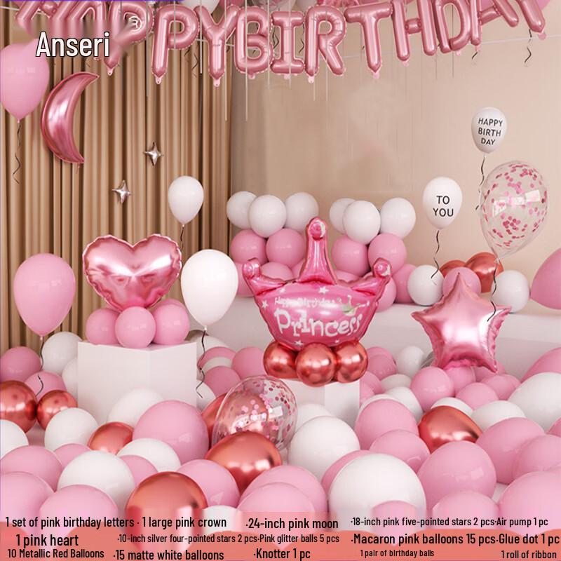 Birthday Balloon Photo Prop Set