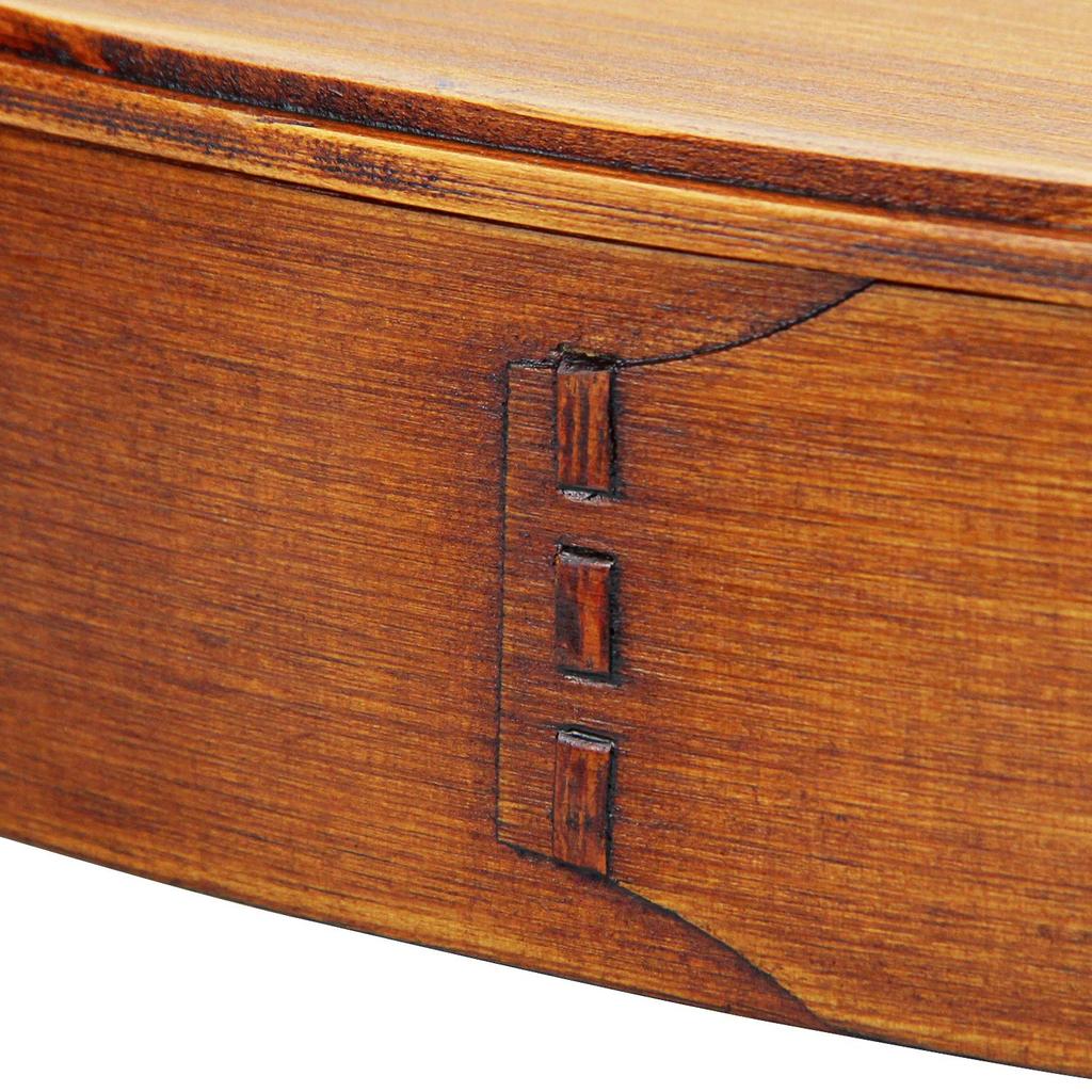 YFWOOD Magewappa Bento with Convenient Nested Bento Made of Natural Cedar Wood with Genuine Lacquer Moisturizing Side Large Perfect for or Any Box,