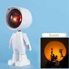 LED Astronaut Sunset Light Rainbow Color Projection Night Light USB Charging Touch Control for Bedroom and Game Room Decoration
