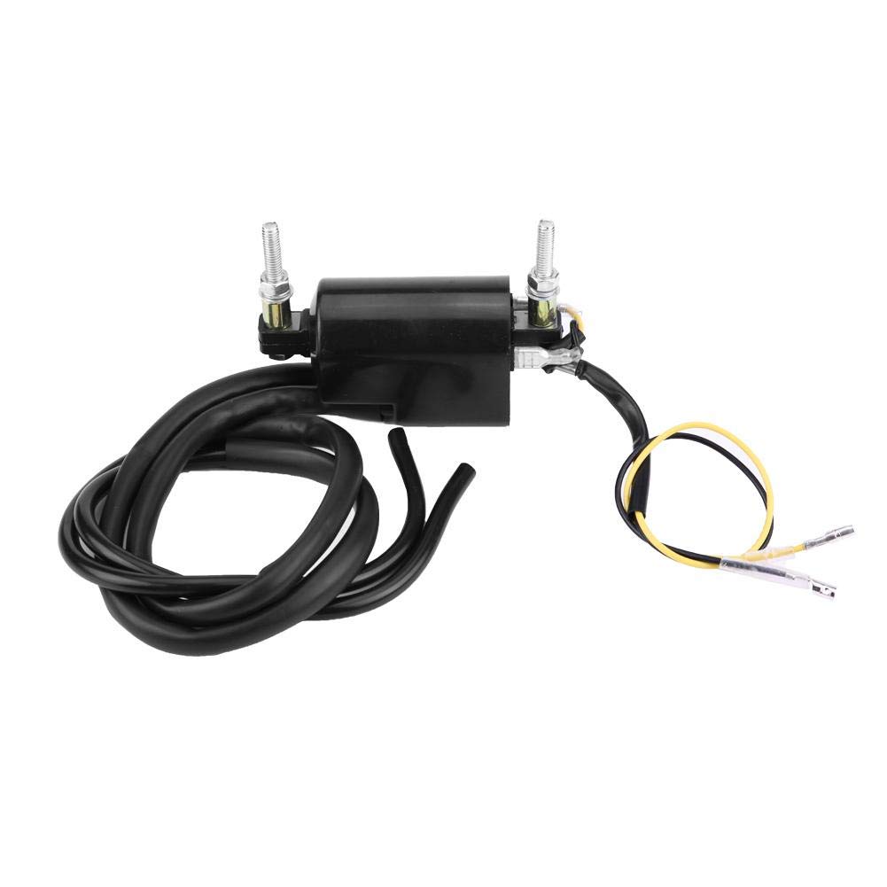 Ignition Coil Dual-Qiilu Plastic Ignition Coil Dual Wire Output Honda CB160 CB350 CB400 CB650 CB1000 KAWASAKI YFM350