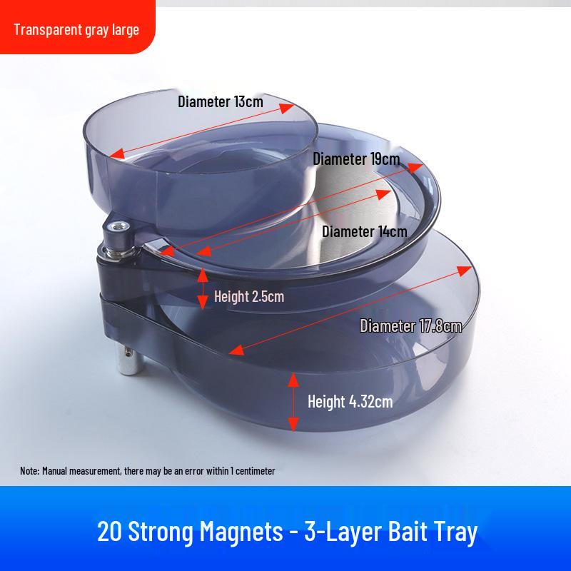 Universal Aluminum Alloy Fishing Tackle Box Set: Left-Hand Rod Holder, Fish Keeper, Bait Tray