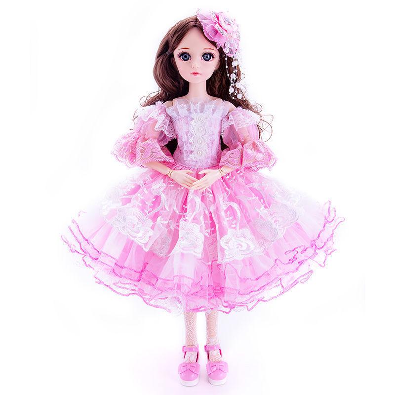 60cm Princess Dress-Up Doll Set for Girls - Perfect Birthday Gift
