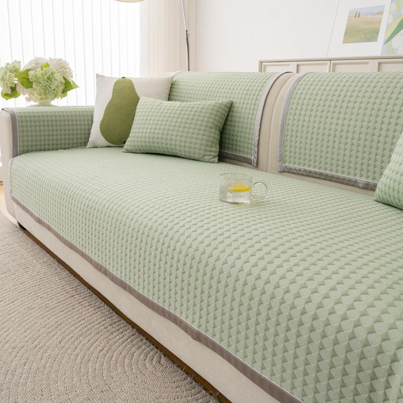 Cool Doudou Sofa Cushion Summer Non-Slip Mat Cushion New  Simple Modern Cold Leather Sofa Cover