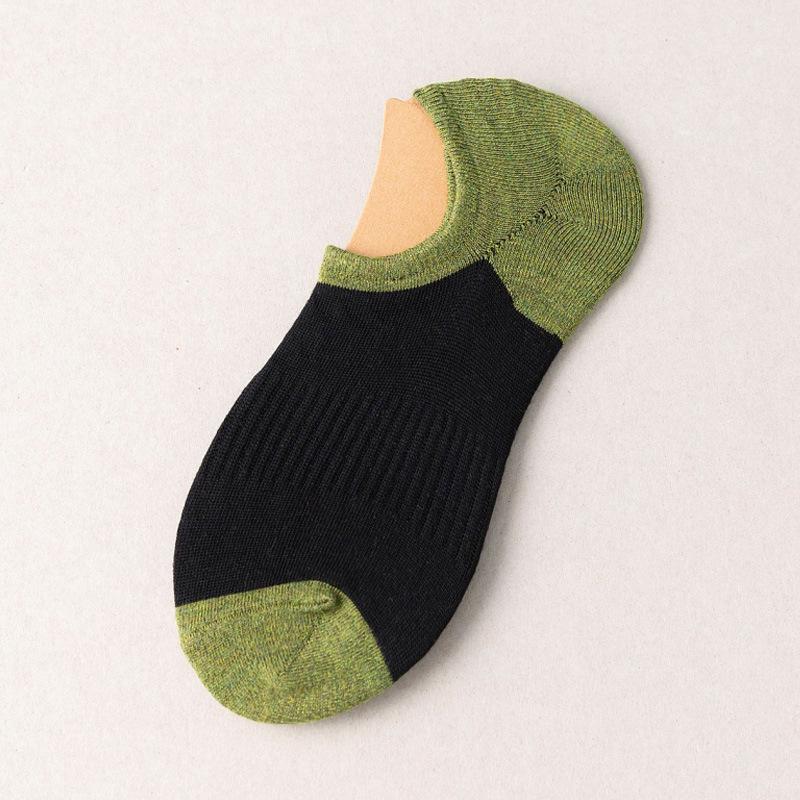 

Мужские разноцветные ретро носки с низким вырезом - Весенне-летние дышащие хлопковые носки-лодочки One Size