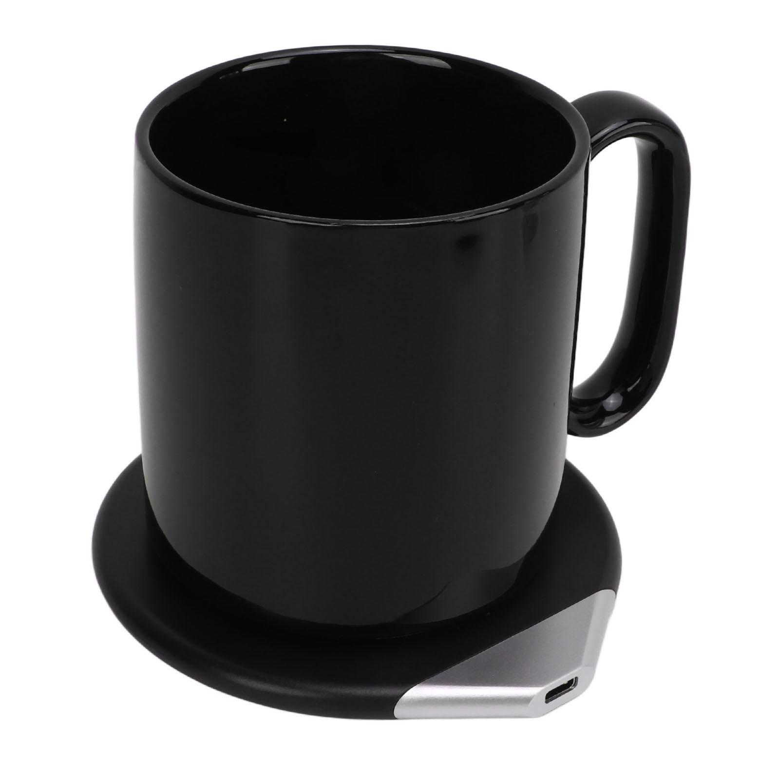 

Electric Cup Warmer Charger Black Wireless Phone Charge Waterproof Smart Recognition Cup Heater Phone Charger 100‑240V