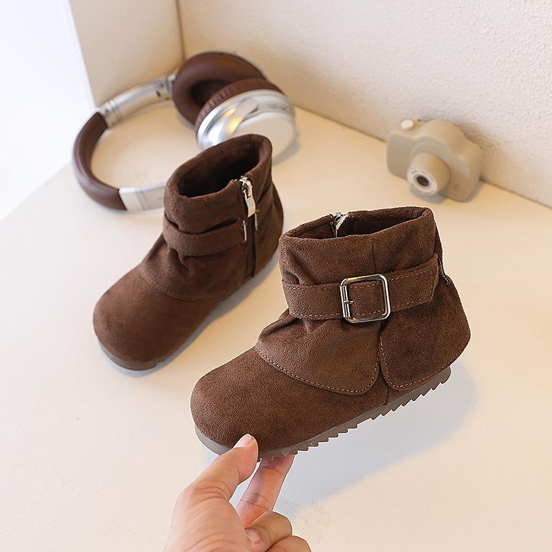 Anti-slip Shoes - Vintage Boots - New Style Children's Short Boots - Girls' Shoes