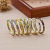 Emaille Blumen Vintage Cloisonné Armreif Bunt Damen Armband Chinesischer Blumenarmreif Mädchen