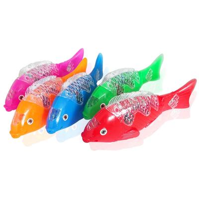 Glow Swing Fish LED Electric Fish for Toddler Girls Boys for W/ Music LED Flashing Light Outdoor Festival Flea Market Su
