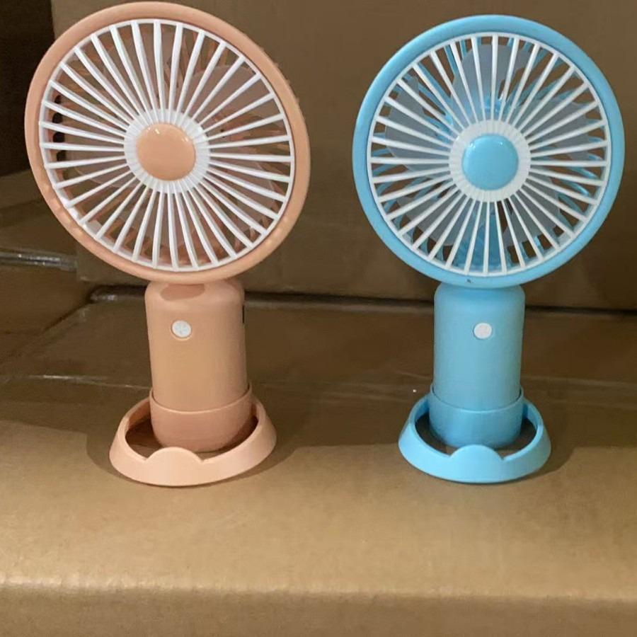 Portable USB Rechargeable Mini Fan: Three-Speed Summer Desktop or Handheld Fan for Students and Children