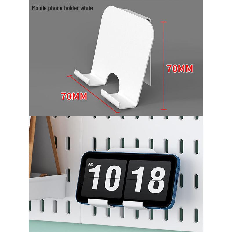Punch-Free Perforated Board Rack with Accessories for Kitchen and Bedroom