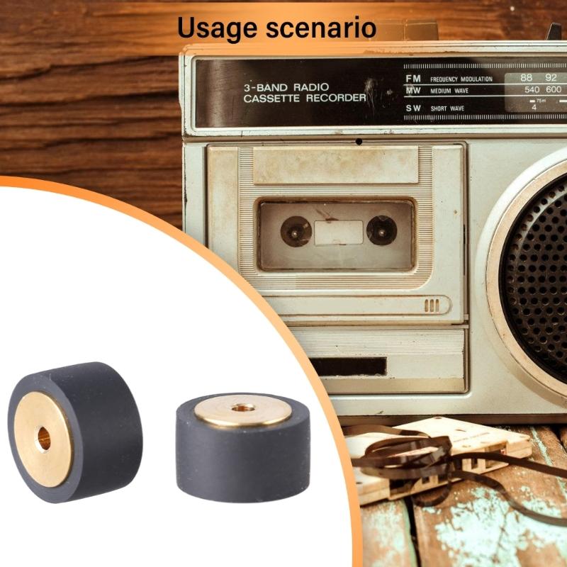 11.8x7x6.5mm/11.8x8x6.5mm Role Presoare Recorder Cauciuc Cupru Rulment Roată Mișcare Recorder Casetă