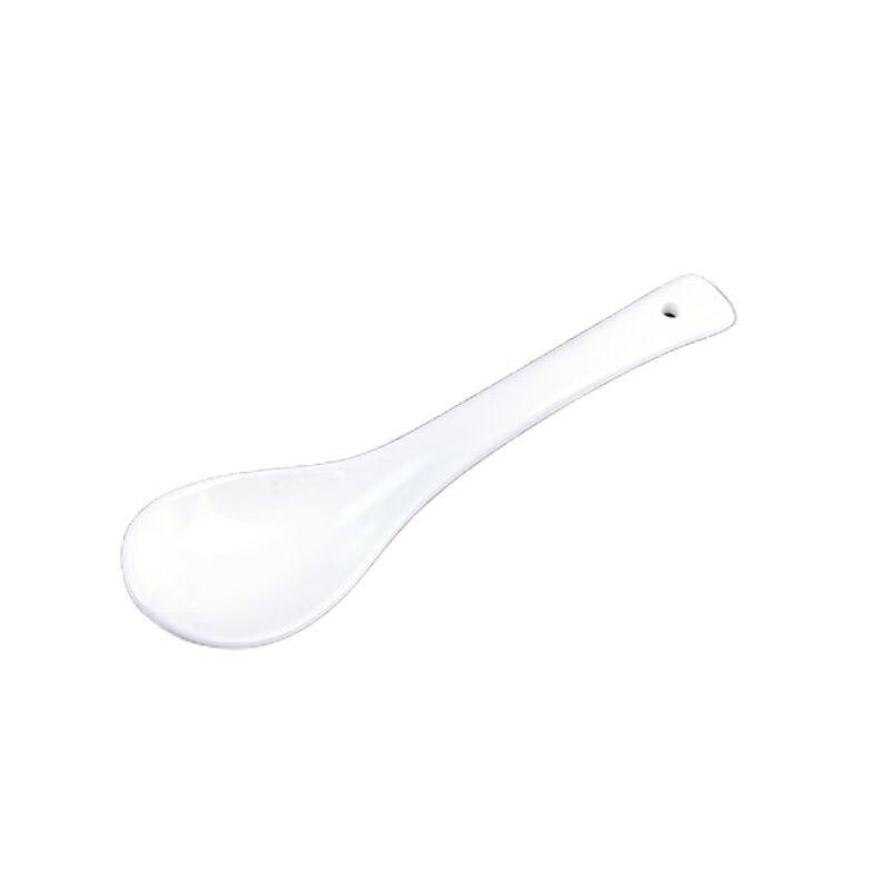 Qianxing White Ceramic Serving Spoons & Scoops