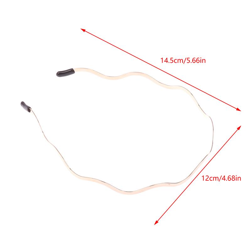 Γυναικείες Χρυσές Μεταλλικές Κυματιστές Μπάντες Μαλλιών Γεωμετρικές Λεπτές Στέκες Κομψό Κεφαλόδεσμο Για Καθημερινή Έξοδο Πάρτι