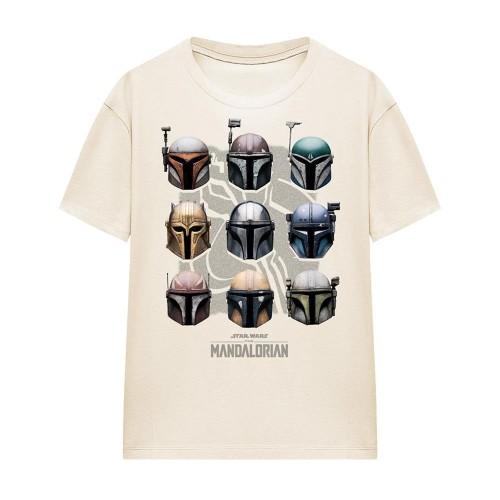 Star Wars: The Mandalorian Womens/Ladies Mando Helmet T-Shirt