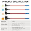 Upgraded Low Profile Mini Fuse Taps 4 Types Mini Auto Fuse Connector  Cars