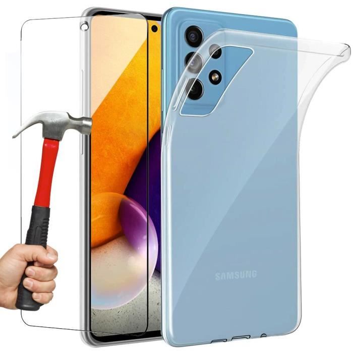 Protective Case - PROSHOP - Samsung A73 5G - Flexible - Transparent - Shockproof