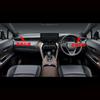 Ruiq Toyota Harrier 80 Series Interior Front Upper Air Conditioner Ring Garnish Vent Panel for Toyota Harrier (Piano Black)
