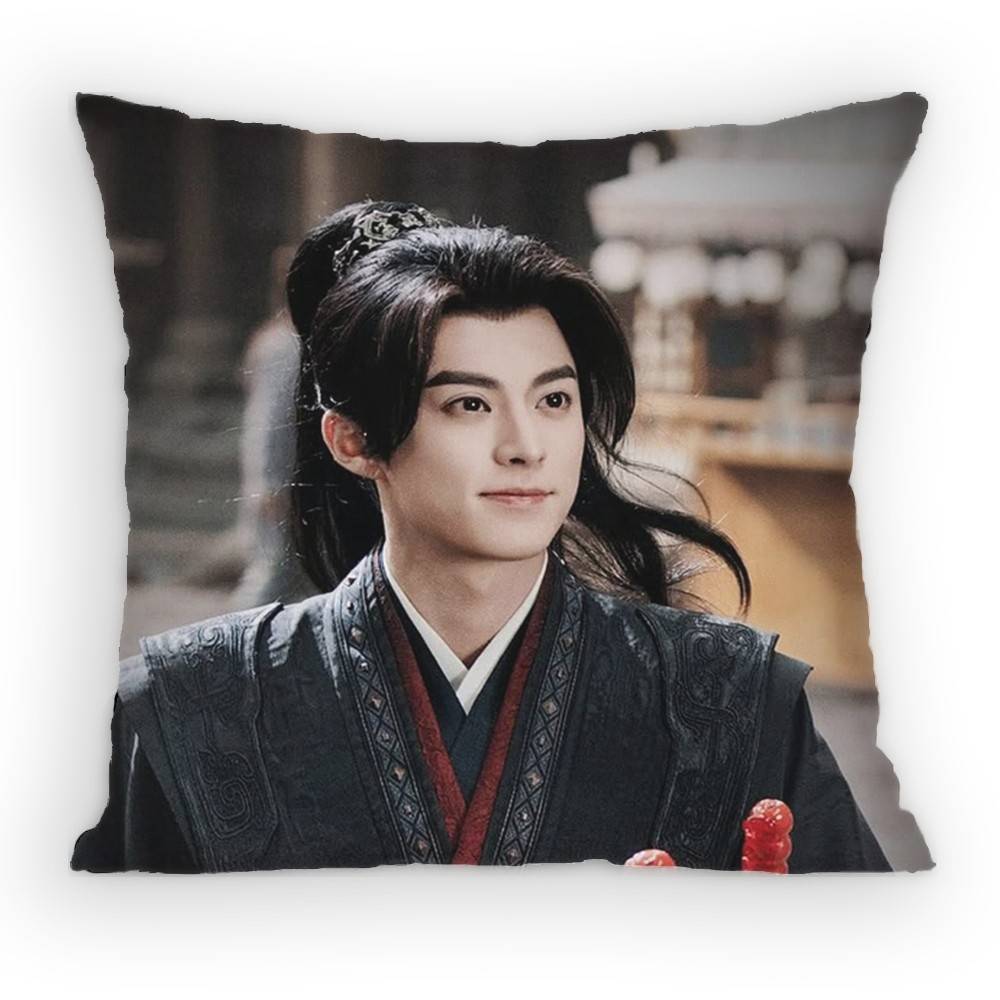 

Zhang Linghe Pursuit of Jade Pillow Case Antidustmite Pillowcase Invisible zipper silky Sofa cushion cover for bedroom 30x30 cm