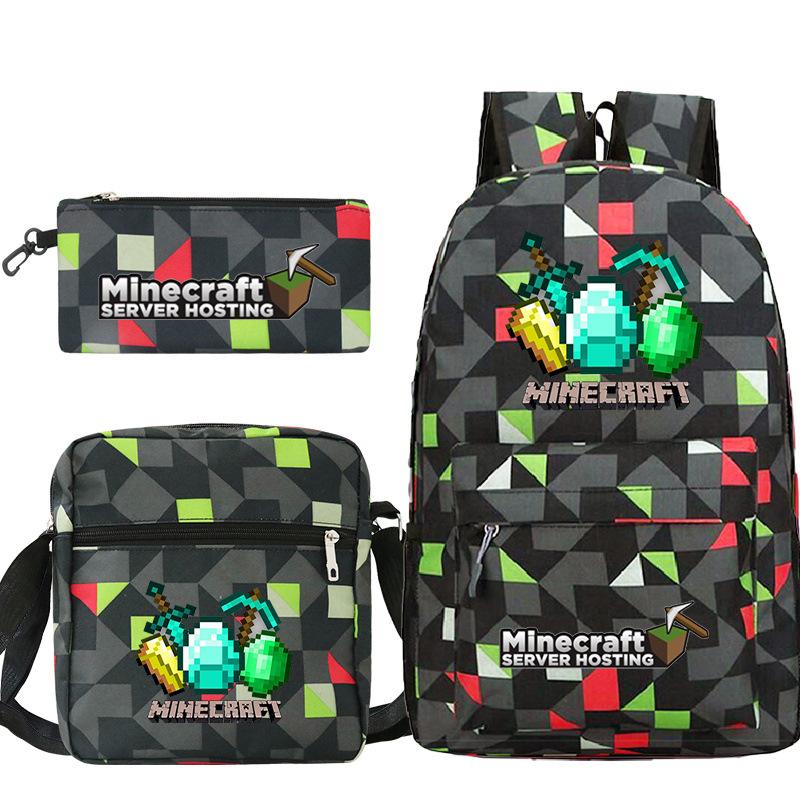 Primary And Secondary School Students Casual Schoolbag Game Merchandise Backpack Set