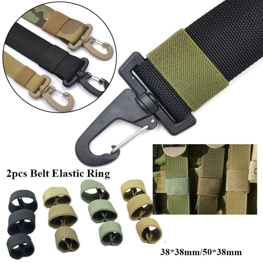 

2 шт. многоцветное эластичное кольцо из саржи, новый инструмент для уличного рюкзака, уличный инструмент