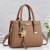 Stylish Simple Spacious Office Tote Bag For Ladies, Multi Layer Top Handle Shoulder Crossbody Handbag Suitable For Commute Shopping Weekend Trip