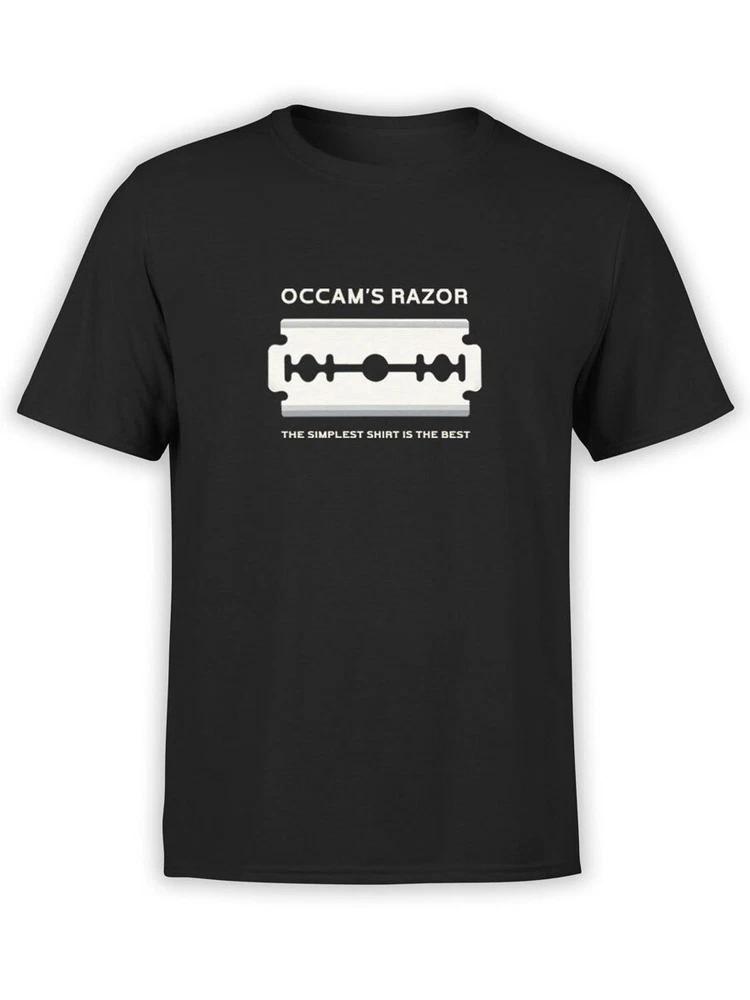 Science Tshirt Collection Occams Razor Tshirt Unisex S
