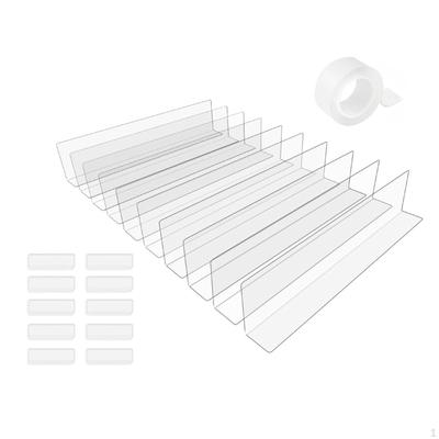 10 Pieces Clear Toy BLOCKERS Under Couch Blocker Adjustable Barrier Blocking with Strong Tape