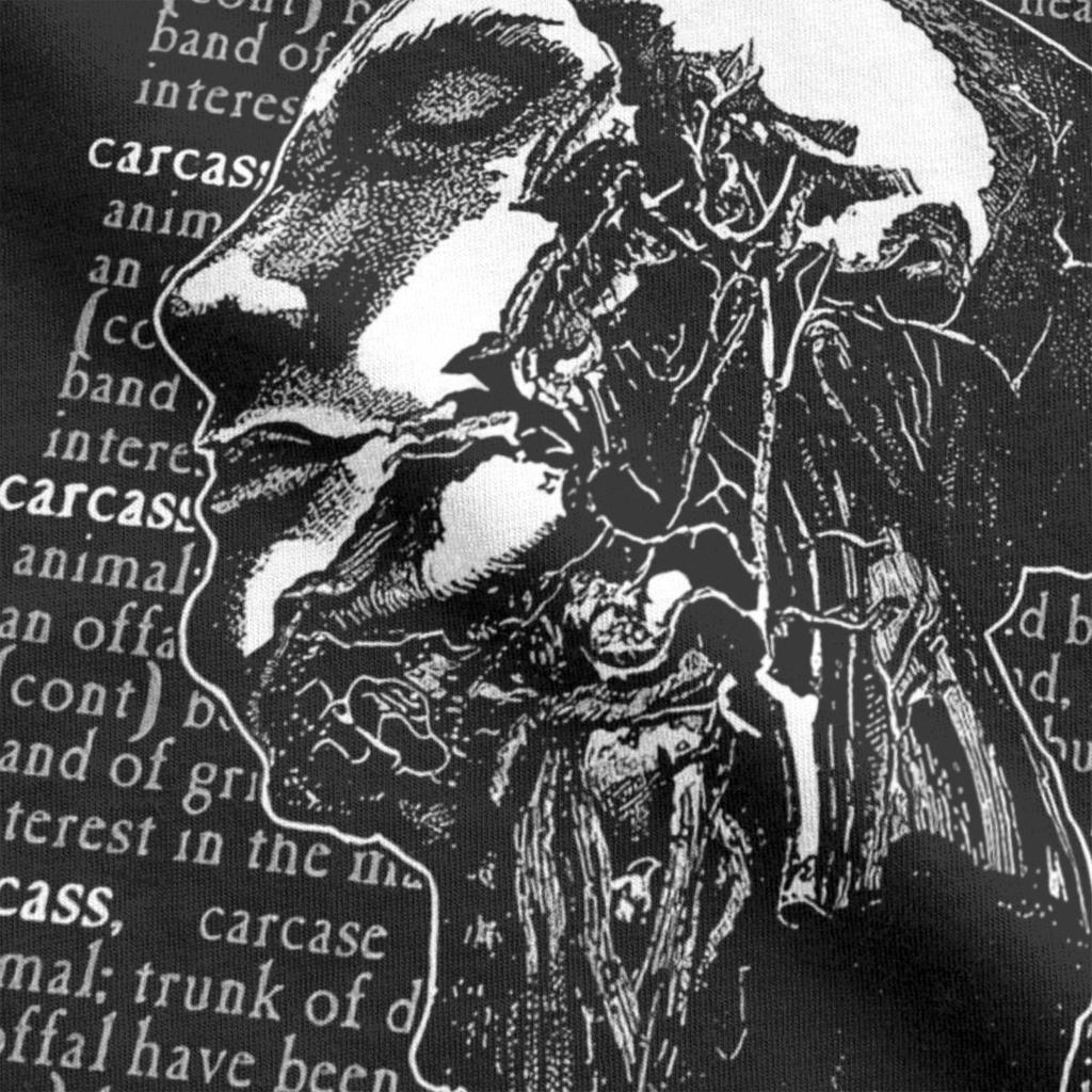 Men's T-Shirts Carcass Novelty 100% Cotton Tee Shirt Short Sleeve T Shirt Crewneck Tops Gift Idea