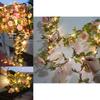Romantic Led Rose Vine Lights In Warm White For Weddings And Special Occasions