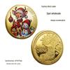 Christmas Santa Claus Commemorative Coin - Holiday Gift and Lucky Medal