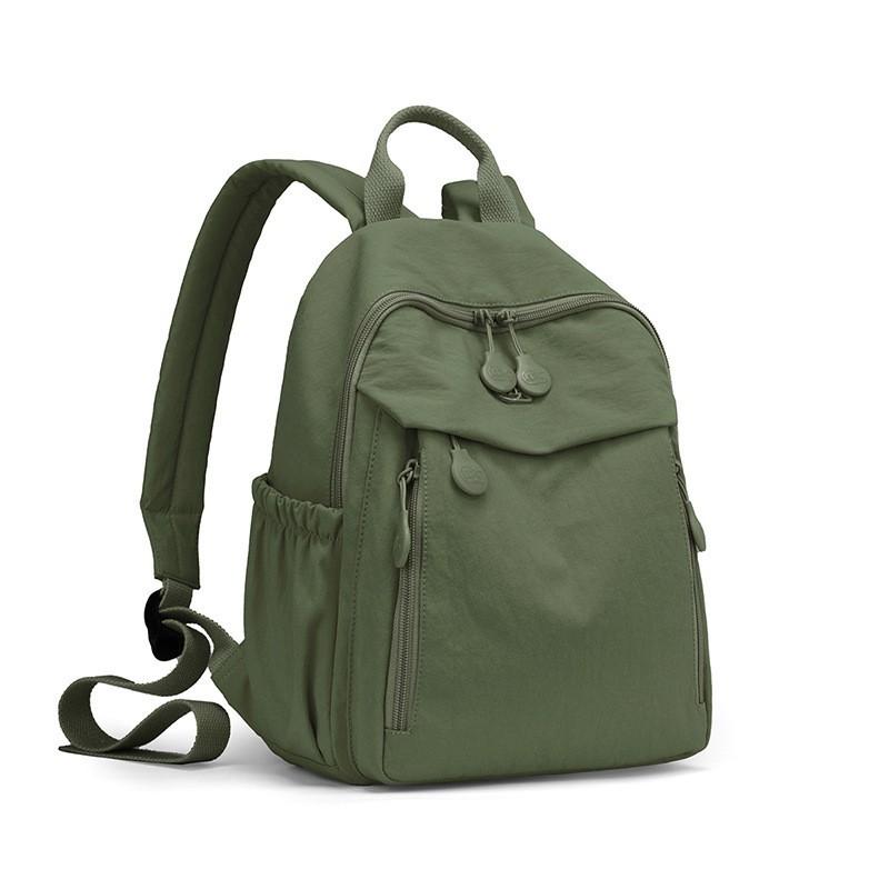 Nylon Women's Backpack Simple All-matching Casual Fashionable Small Bag Canvas Travel Student Schoolbag Mother