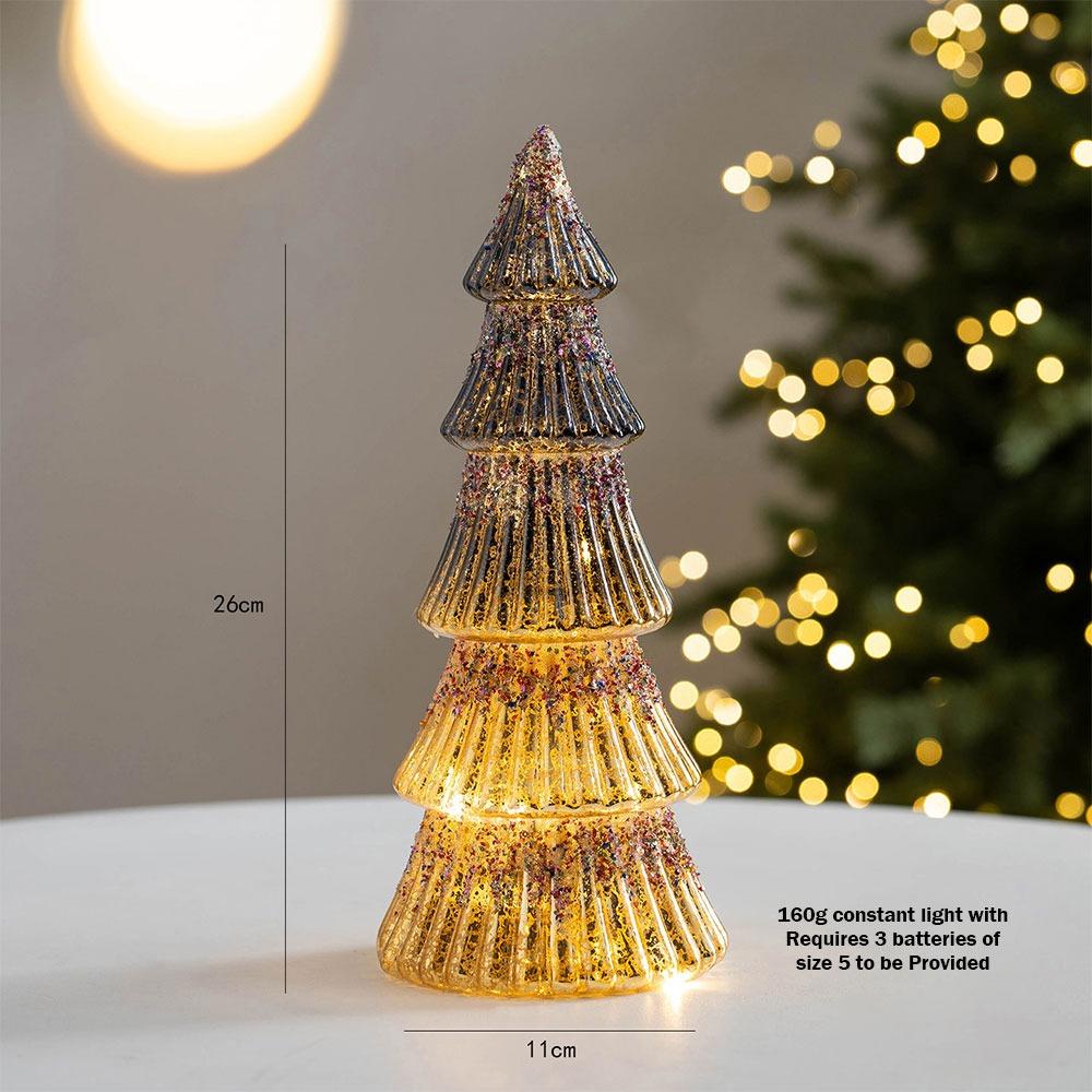 Rotating Christmas Tree Light LED Lamp Christmas Ambient Lighting  Festival Favors