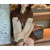 Nuovo Maglione Cappotto Donna Studenti Largo Joker Coreano Retrò Giacca Uniforme da Baseball