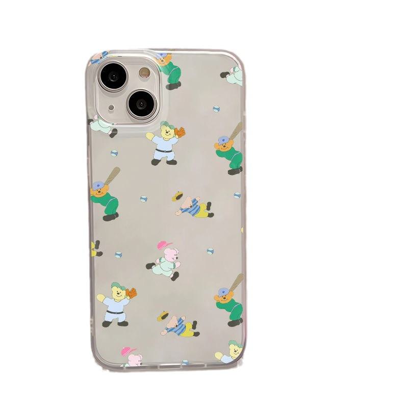 

Держатель для телефона с бейсбольным мишкой для Apple 15/14/13/12/11/PRO/PROMAX/XSMAX/XR/XS/X. 15